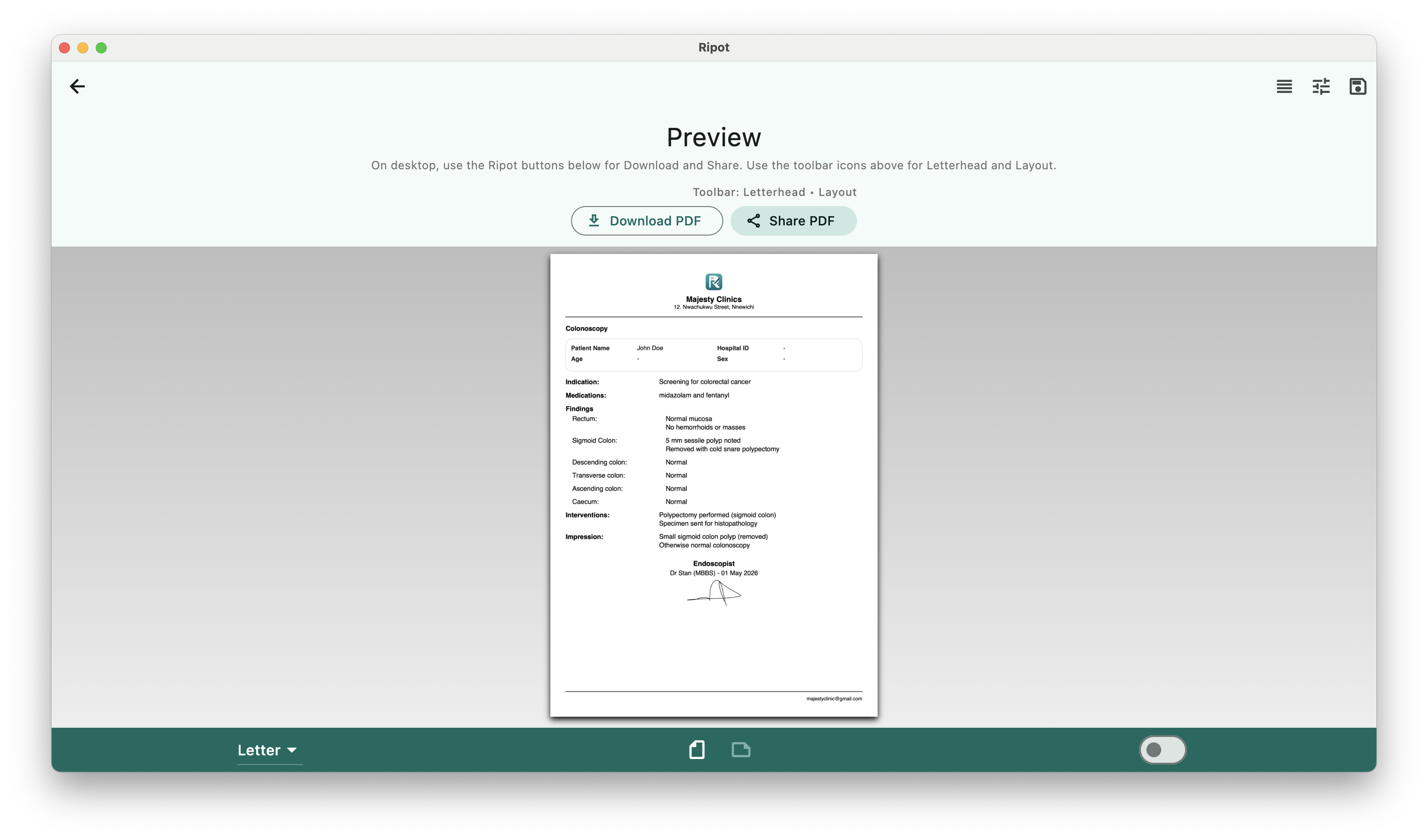 Ripot PDF preview screenshot